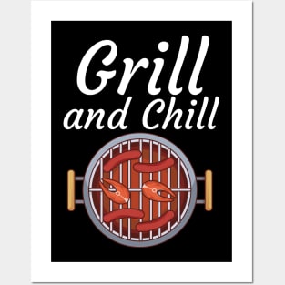Grill and Chill Posters and Art